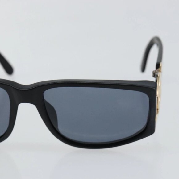 CHANEL COCO Mark Sunglasses Plastic Black CC Auth 143837 - Picture 7 of 11